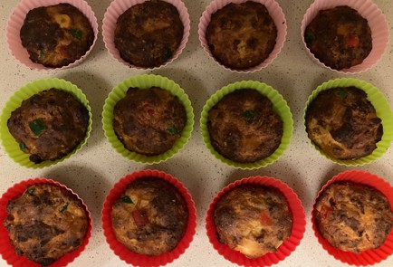 Фото шага рецепта Протеиновые маффины с цукатами 189240 шаг 11  