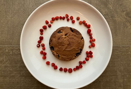 Фото шага рецепта Протеиновые печенья с голубикой 189737 шаг 11  