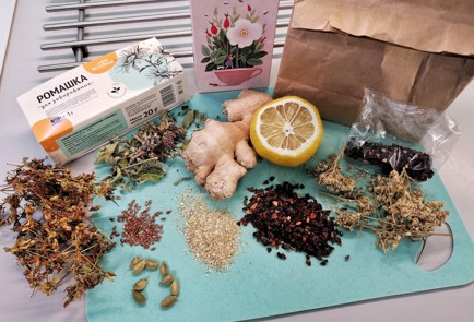 Фото шага рецепта Противопростудный чай 140023 шаг 1  