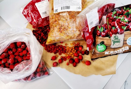 Фото шага рецепта Противопростудный ягодный морс 140018 шаг 1  