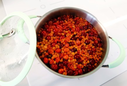 Фото шага рецепта Противопростудный ягодный морс 140018 шаг 5  