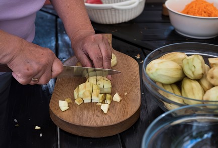 Фото шага рецепта Пряная икра из баклажанов 138537 шаг 3  