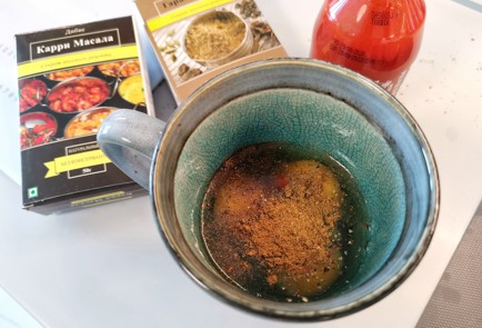 Фото шага рецепта Пряная яичница повосточному 140746 шаг 11