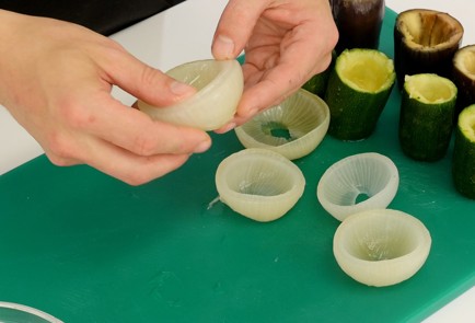 Фото шага рецепта Французские фаршированные овощи птифарси 125538 шаг 6  