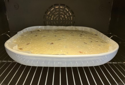 Фото шага рецепта Пудинг на манке с изюмом запеченный в духовке 174087 шаг 11  