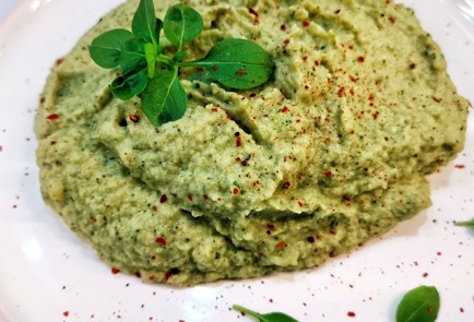 Фото шага рецепта Пюре из цветной капусты с зеленью 152766 шаг 11  