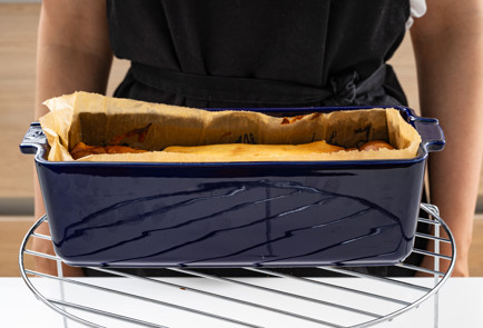 Фото шага рецепта Пышная творожная запеканка 189326 шаг 9  