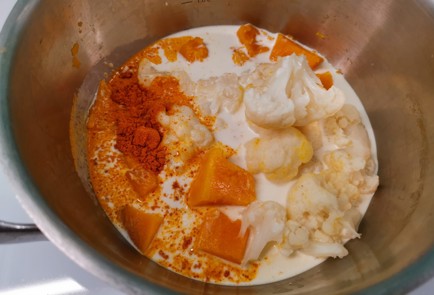 Фото шага рецепта Пюре из цветной капусты с тыквой 175514 шаг 10  