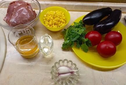 Фото шага рецепта Рагу из баранины с баклажанами 186727 шаг 1