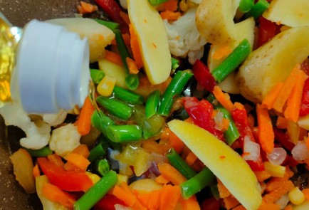 Фото шага рецепта Рагу из овощей фасоли и говядины 189702 шаг 2  