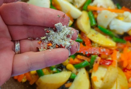 Фото шага рецепта Рагу из овощей фасоли и говядины 189702 шаг 3  