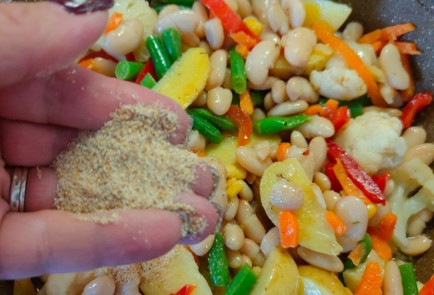 Фото шага рецепта Рагу из овощей фасоли и говядины 189702 шаг 4  