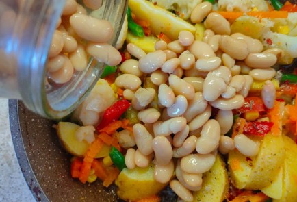 Фото шага рецепта Рагу из овощей фасоли и говядины 189702 шаг 6  