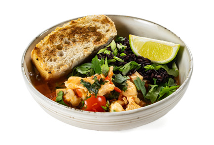 Фото шага рецепта Рагу из камбалы с кокосовым молоком 191156 шаг 10  