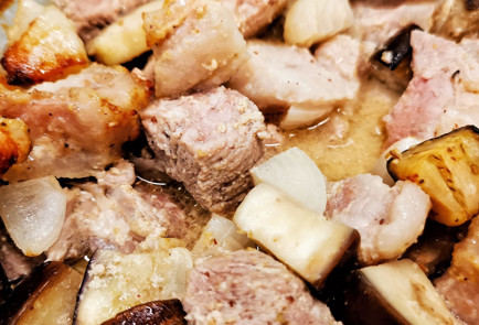 Фото шага рецепта Рагу из свиных щек и баклажана 151516 шаг 19  