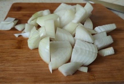 Фото шага рецепта Рагу с говядиной и белыми баклажанами 190144 шаг 1  