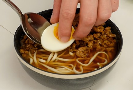 Фото шага рецепта Рамен со свиным фаршем 114525 шаг 9  