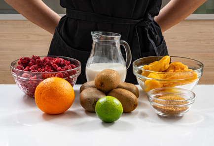 Фото шага рецепта Разноцветный щербет 189248 шаг 1  