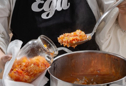 Фото шага рецепта Рис с овощами на зиму 174193 шаг 8