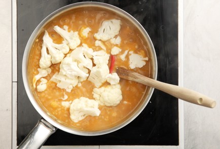 Фото шага рецепта Рис с треской и цветной капустой 52944 шаг 5  