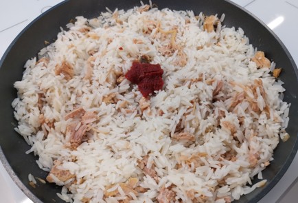 Фото шага рецепта Рис с тушеной свининой 186565 шаг 10  