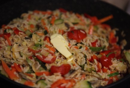 Фото шага рецепта Рис тушенный с осенними овощами 174336 шаг 11  