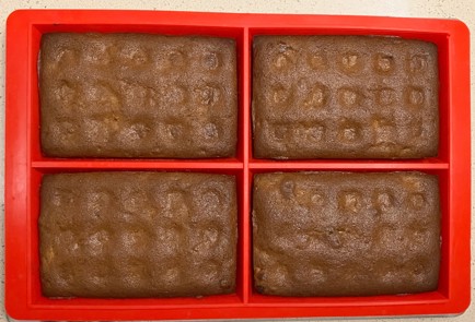 Фото шага рецепта Рисовобанановые вафли с зеленой матчей 191014 шаг 12  