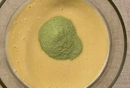 Фото шага рецепта Рисовобанановые вафли с зеленой матчей 191014 шаг 5  