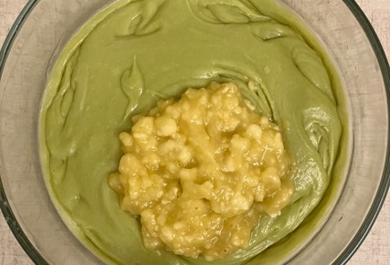 Фото шага рецепта Рисовобанановые вафли с зеленой матчей 191014 шаг 9  