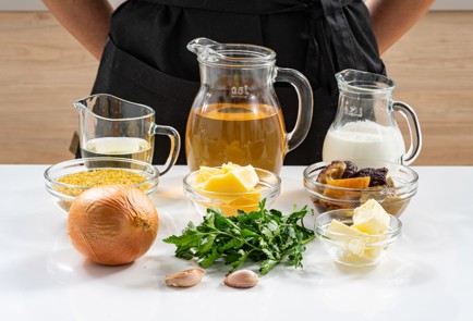 Фото шага рецепта Ризотто из булгура с белыми грибами 176027 шаг 1  