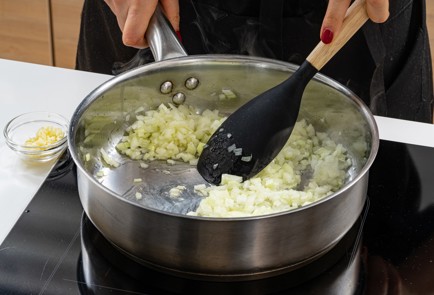 Фото шага рецепта Ризотто из булгура с белыми грибами 176027 шаг 4  