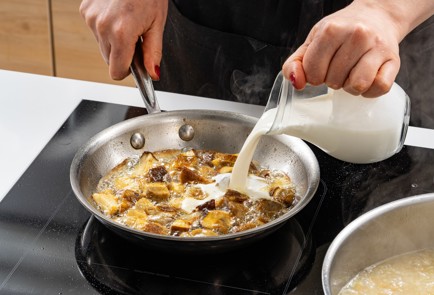 Фото шага рецепта Ризотто из булгура с белыми грибами 176027 шаг 8  