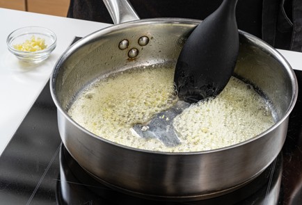 Фото шага рецепта Ризотто из пшена с тыквой и креветками 175704 шаг 4  