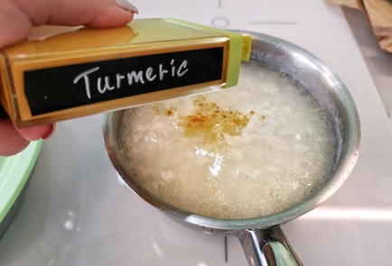 Фото шага рецепта Ризотто с лисичками и сметаной 140024 шаг 18  