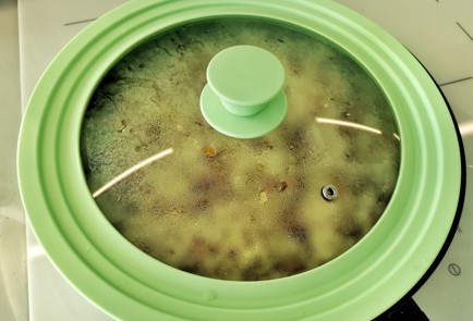 Фото шага рецепта Ризотто с лисичками и сметаной 140024 шаг 25  