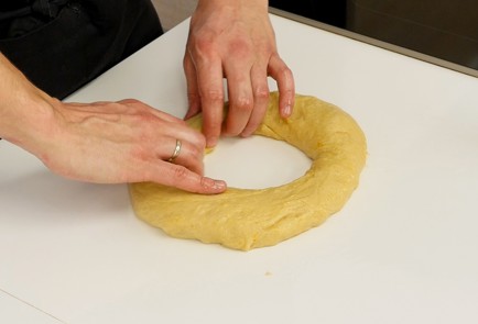 Фото шага рецепта Испанский праздничный пирог роскондерейес 114349 шаг 7