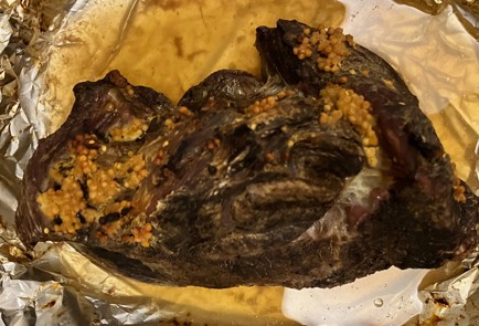 Фото шага рецепта Ростбиф с зеленым горошком и тимьяном 191171 шаг 12  