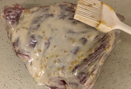 Фото шага рецепта Ростбиф с зеленым горошком и тимьяном 191171 шаг 7  