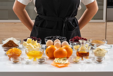 Фото шага рецепта Рождественский кекс 175425 шаг 1  