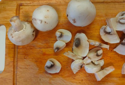 Фото шага рецепта Рожки с подливой из грибов и овощей 187483 шаг 12  