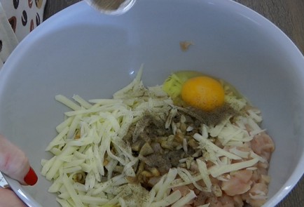 Фото шага рецепта Рубленые котлеты с грибами 173388 шаг 9  