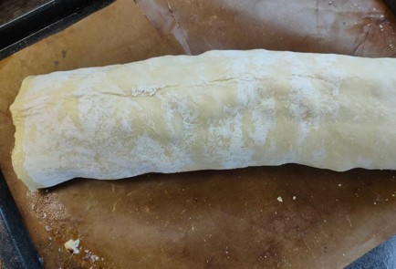 Фото шага рецепта Рулет с курицей яйцом и зеленым луком 176188 шаг 15  