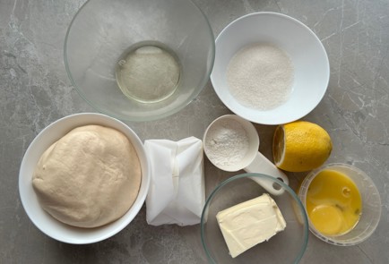 Фото шага рецепта Творожный рулет с лимонным курдом 189775 шаг 1  