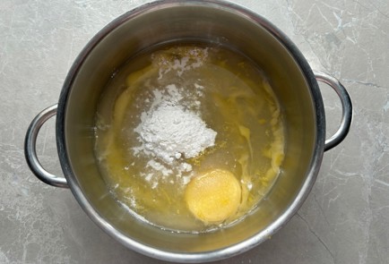 Фото шага рецепта Творожный рулет с лимонным курдом 189775 шаг 4  