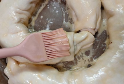 Фото шага рецепта Рулет с творогом и шпинатом 188885 шаг 13  