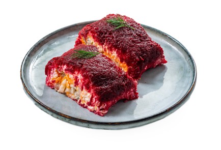 Фото шага рецепта Рулет Селедка под шубой 187798 шаг 13  