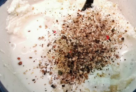 Фото шага рецепта Рулетики из баклажанов со сливочносырной начинкой 152638 шаг 7  