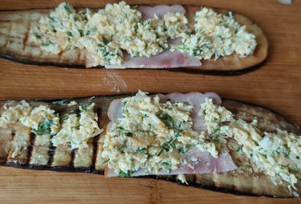 Фото шага рецепта Рулетики из баклажанов в духовке 189898 шаг 10  