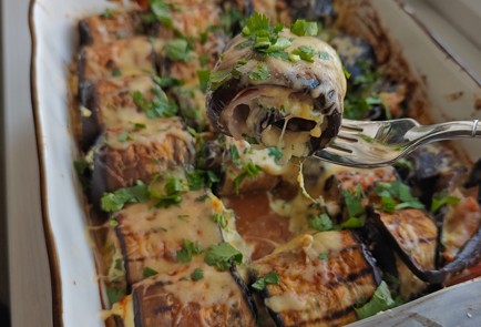 Фото шага рецепта Рулетики из баклажанов в духовке 189898 шаг 15  