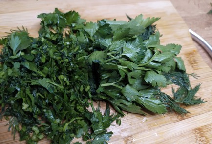 Фото шага рецепта Рулетики из ветчины 189199 шаг 3  